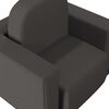 vidaXL Canap&eacute; pour enfants 2 en 1 Noir Similicuir