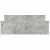 vidaXL Cadre de lit sans matelas gris b&eacute;ton 150x200 cm