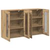 vidaXL Cabinets muraux 2 pcs Ch&ecirc;ne artisanal 69,5 x 34 x 90 cm