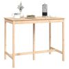 vidaXL Table de bar 140x80x110 cm Bois massif de pin