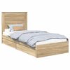 vidaXL Lit de Rangement Ch&ecirc;ne Sonoma 75 x 190 cm Bois d'ing&eacute;nierie