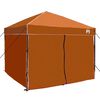 vidaXL Tente à auvent pop-up Orange 250 x 250 cm tissu