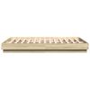 vidaXL Cadre de lit sans matelas ch&ecirc;ne sonoma 150x200 cm