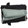 vidaXL Remorque de v&eacute;lo noir et gris 45 kg fer