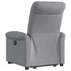 vidaXL Fauteuil inclinable Gris clair Tissu