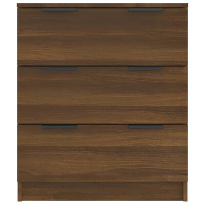 vidaXL Buffet chêne marron 60x30x70 cm Bois d'ingénierie