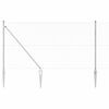 vidaXL Cl&ocirc;ture en fil soud&eacute; avec pointes 25 x 1,4 m (l x h)
