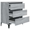 vidaXL Buffet Sonoma gris 60x35x70 cm Bois d'ing&eacute;nierie