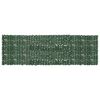 vidaXL &Eacute;cran de balcon avec feuilles vert fonc&eacute; 500x150 cm