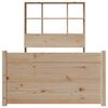 vidaXL Lit biblioth&egrave;que sans matelas 90x200 cm bois de pin massif