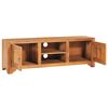 vidaXL Meuble TV 115x30x40 cm Bois de teck massif