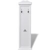 vidaXL Portemanteaux 2 pcs Blanc