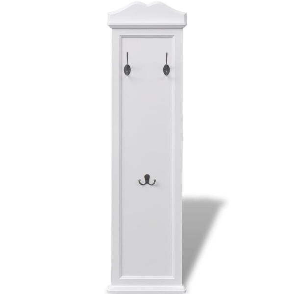 vidaXL Portemanteaux 2 pcs Blanc