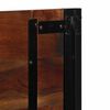 vidaXL T&ecirc;te de lit 100 cm bois massif r&eacute;cup&eacute;r&eacute; et fer