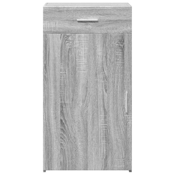 vidaXL Buffet sonoma gris 50x42,5x93 cm bois d'ing&eacute;nierie