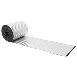 vidaxl Bordure de Pelouse 20 m x 10 cm Acier galvanis&eacute; Argent&eacute;