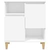 vidaXL Buffets 2 pcs blanc 60x35x70 cm bois d'ing&eacute;nierie