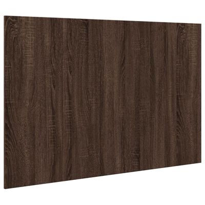 vidaXL Tête de lit avec armoires chêne marron 120 cm bois d'ingénierie