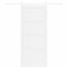 vidaXL Porte coulissante ORKDAL Blanc 86 x 198,5 cm Pin massif