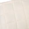 vidaXL Couverture lest&eacute;e Cr&egrave;me clair 200x225 cm 13 kg Tissu