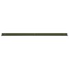 vidaXL &Eacute;tag&egrave;re flottante 2 pcs Vert olive 100 x 9 x 2,5 cm Acier