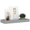 vidaXL &Eacute;tag&egrave;res murales Loggia 4 pcs Gris 40x15x4 cm MDF