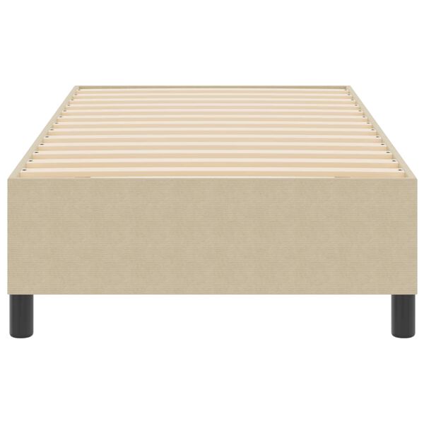 vidaXL Cadre de lit plateforme Vert gris 80 x 200 cm tissu
