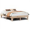 vidaXL Cadre de lit sans matelas 140x190 cm bois de pin massif