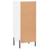 vidaXL Buffet blanc 34,5x34x90 cm bois d'ing&eacute;nierie