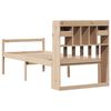 vidaXL Lit biblioth&egrave;que sans matelas 90x190 cm bois de pin massif