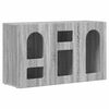 vidaXL Buffet ELST Gris Sonoma 100 x 35 x 59 cm Bois d'ing&eacute;nierie