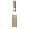 vidaXL Ensemble de meubles de salle de bain 3 pcs ch&ecirc;ne sonoma