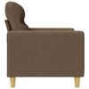 vidaXL Canap&eacute; &agrave; 2 places Marron 140 cm Tissu