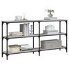 vidaXL Table console sonoma gris 150x29x75 cm bois d'ing&eacute;nierie