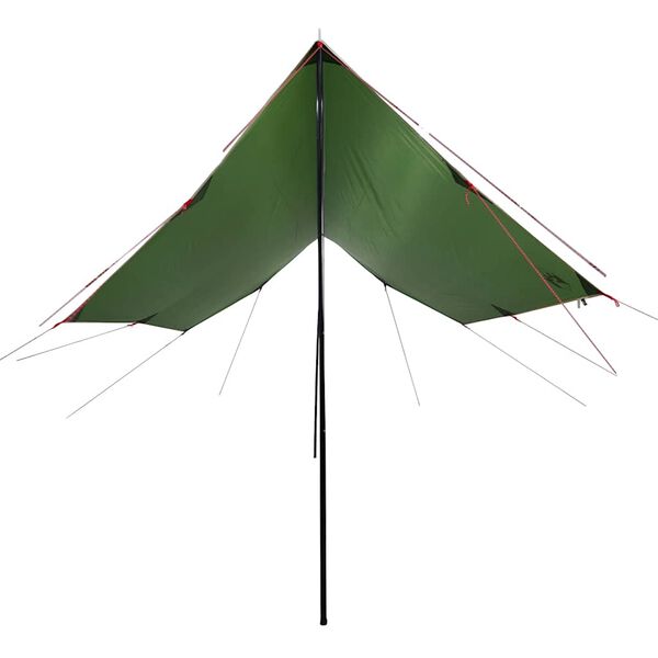 vidaXL Bâche de camping vert 460x305x210 cm imperméable