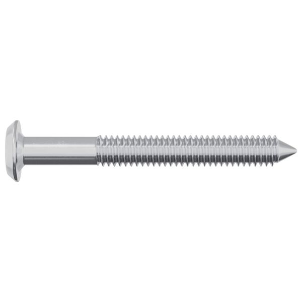 vidaXL Vis 2 pcs Argent&eacute; M6 x 50 mm Acier