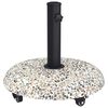 vidaXL Pied de parasol Multicolore &Oslash; 45 x 40 cm B&eacute;ton