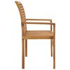 vidaXL Banc de jardin avec coussin bleu clair 112 cm Bois de teck