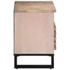 vidaXL Meuble TV 80x34x46 cm bois massif de manguier