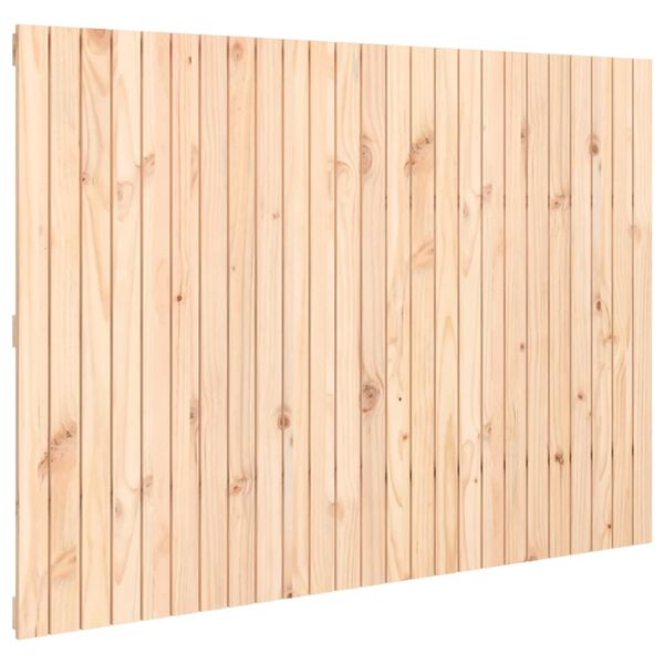 vidaXL T&ecirc;te de lit murale 159,5x3x110 cm Bois massif de pin