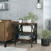 vidaXL Table d'appoint Ch&ecirc;ne fum&eacute; 40x42x50 cm Bois d'ing&eacute;nierie