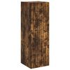 vidaXL Cabinet de Salle de Bain Mural Ch&ecirc;ne fum&eacute; 33 x 34,5 x 100 cm