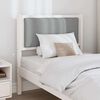 vidaXL T&ecirc;te de lit Autre Blanc 80 cm Bois massif en pin