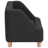 vidaXL Canap&eacute; pour chien Noir 60x37x39 cm Lin