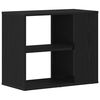 vidaXL Buffet Ch&ecirc;ne noir 60 x 30 x 50 cm Bois d'ing&eacute;nierie