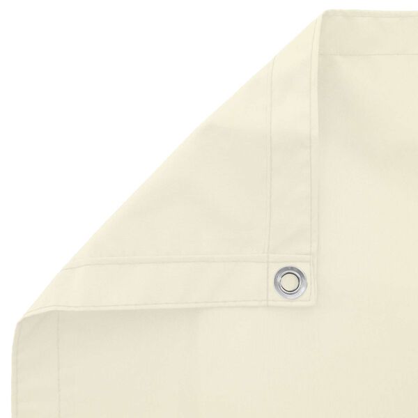 vidaXL &Eacute;cran de balcon Cr&egrave;me 75 x 200 cm Tissu Oxford