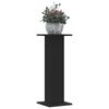 vidaXL Supports pour plantes 2 pcs noir 30x30x80 cm bois d'ing&eacute;nierie