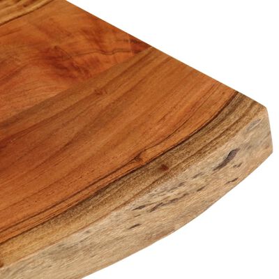 vidaXL Dessus de table 50x40x3,8 cm rectangulaire bois massif d'acacia