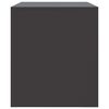 vidaXL Meuble TV noir 67x39x44 cm acier