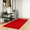 vidaXL Tapis HUARTE &agrave; poils courts doux et lavable rouge 80x200 cm